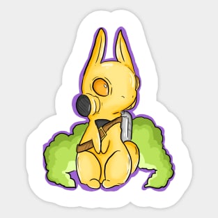 Gas Bunny Sticker